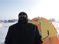 Белое море — пробка на лёд, палатки, корюх на креветку и опарыша