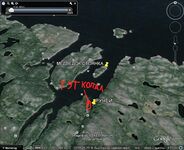 От Малого Медведка вглубь губы: мелководный залив и сеть местных