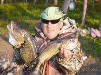 Белое море, внешка: 2.5 м накат, пилькер 220 г и «без тройника»