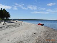 Белое море, внешка: 2.5 м накат, пилькер 220 г и «без тройника»