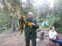 Карелия, Белое море — ламинария у Большого Медведка: простая еда