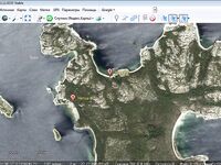 Сидоров, метки воды: колодец у берега и ручей, база турбизнеса с краном