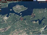 Места на карте: интересуют участки, что обведены красным