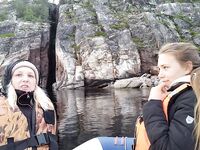 Никольская — Пежостров — Сидоров: белухи, мелко в отлив между Кишкиным и Керетью