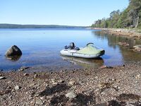 Заплыв Кереть — Борщовец: карты, «Кола», одна ямка и мидии с морской капустой