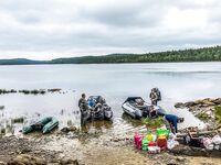 Кереть как точка старта, помощь на месте и кадр с выхода в море