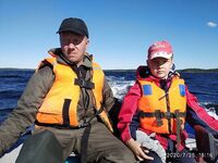 Мыс Картеш: 14–16 м у скалы, твистеры по цветам — треска, зубатка, керчак