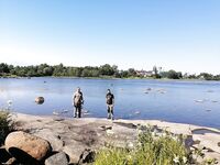 Старт из Чупы и две лодки: Беломорканал, Лысуха, ночёвка в Медвежьегорске, Чупа