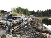 Старт из Чупы и две лодки: Беломорканал, Лысуха, ночёвка в Медвежьегорске, Чупа