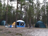 Старт из Чупы и две лодки: Беломорканал, Лысуха, ночёвка в Медвежьегорске, Чупа