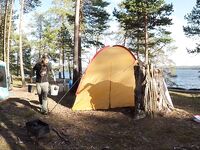 Карелия не парная, а парИлка: полевая баня, кругосветка по Пежу, Киврей и Луды