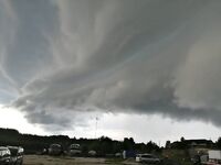 Мотор 3.5 л.с., старые точки до дождика — немного наловили и утром, и вечером