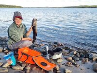 Первый раз на Белом море, спасибо дайвинг-центру Чкаловского за мотор