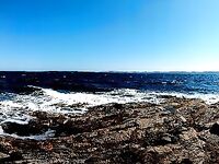 Пежостров, Белое море — шторм прижал, спин не кинуть, на берегу крутили у виска, но дошли