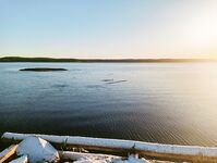 Чупа во льду, а Пулонга чистая — треску можно ловить при −12, осторожно со льдом