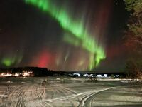 Карелия: Чупа в огнях, северное сияние и чемодан — снова вызвали в Мурманск