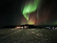 Карелия: Чупа в огнях, северное сияние и чемодан — снова вызвали в Мурманск