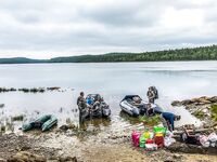 Белое море, Карелия — спуск лодок найден и проверен, прицеп доехал туда и обратно без приключений