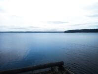 Чупа: +9, в лесу ещё много снега, залив открывается на глазах