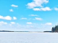 Зимние старты: соревнования, изба, −35 ночью, генератор, окунь чёрный как сапог