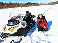 Зимние старты: соревнования, изба, −35 ночью, генератор, окунь чёрный как сапог