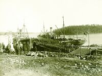 Чупа 1916–1917 и Кереть 1894: причал, лесосплав, селедка беломорка — немного истории