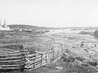 Чупа 1916–1917 и Кереть 1894: причал, лесосплав, селедка беломорка — немного истории