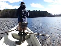 Финляндия, после схода льда — мелко, ила много, джиг отпал