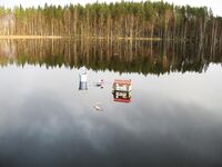 Финляндия, тактика жерлиц от окна коттеджа и про насадки