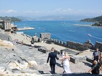 Лигурия, Рапалло: реклама «divieto di pesca», кефаль у пенсионеров и капризное море