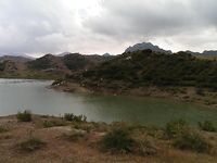 Ливень с градом и пресный водоём без рыбы