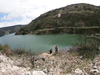 Курис, правый залив на косах