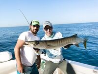 Морская рыбалка по барракуде четыре «мамки» за 30 минут