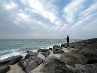 Умм-эль-Кувейн - большой береговой спот, тейлспиннер выручил