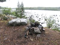 Хариус, Vakkakoski: первый 30+, потом «полтинник» на нахлыст