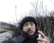 Еланчик с российской стороны, чистые берега и дождь