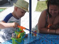 Голубицкая, «золотая рыбка»: Пётр 4 года с двумя садками