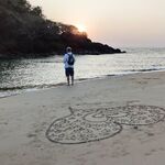 Вечерняя рыбалка у Talpon River, отлив и острые ракушки