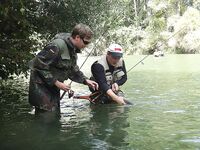 Осень в Каталунии, гости из Москвы: ищем ключ к форели