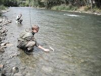 Осень в Каталунии, гости из Москвы: ищем ключ к форели