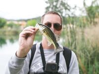 Первая встреча с бассом в Испании и почему не пошла морская рыбалка