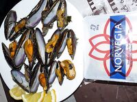 Мидии против местной форельки в Норвегии