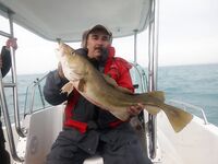 Сенья первая поездка, выход из фьорда и банки