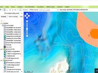 Поиск скрея с течениями и глубинами 50–200 м