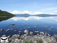 Швеция заполярье хариус путь через Кируна и озеро Торнетреск