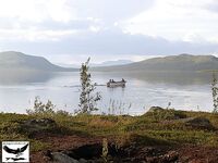 Швеция заполярье хариус путь через Кируна и озеро Торнетреск