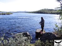 Швеция заполярье хариус путь через Кируна и озеро Торнетреск