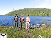 Швеция заполярье хариус путь через Кируна и озеро Торнетреск