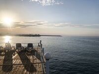 Белек: пирс, Аксу и утренние часы