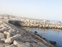 Рас-эль-Хайма: лицензия, пилькеры и берег у выхода из канала